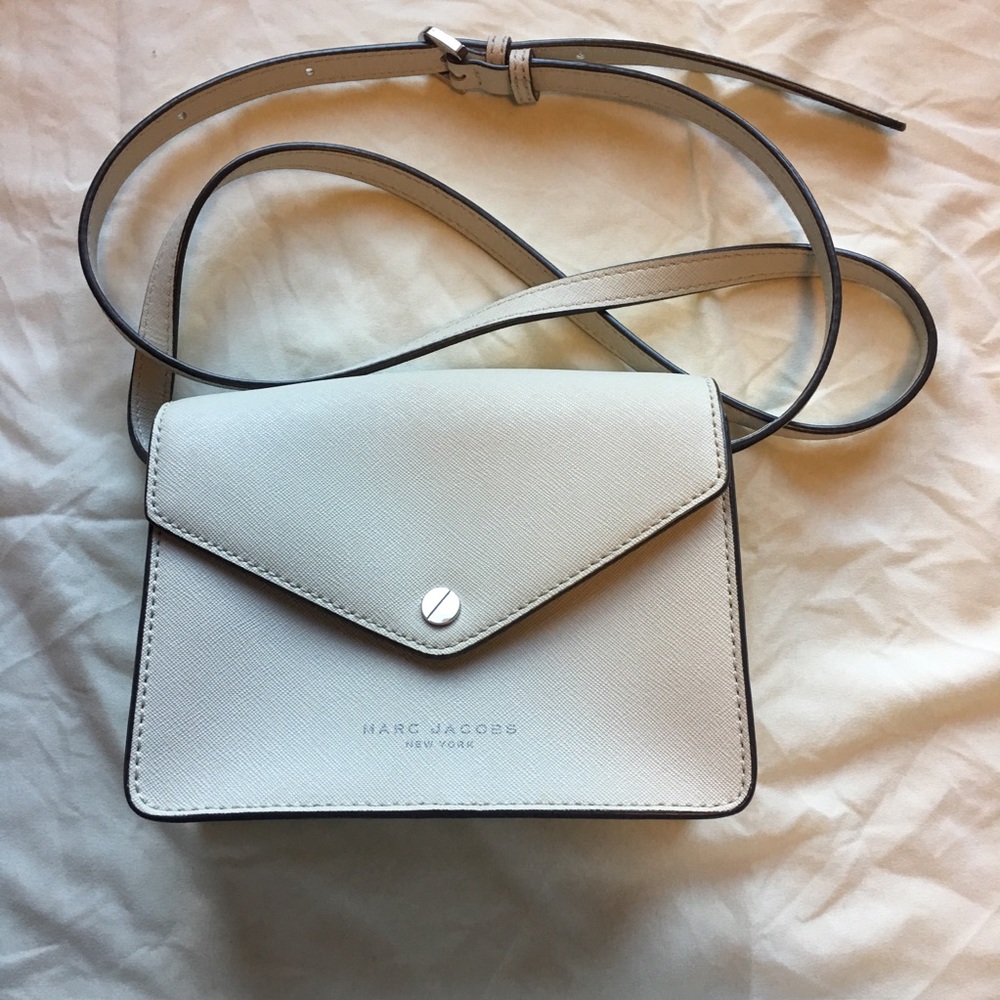 Marc Jacobs New York small purse gray/off white